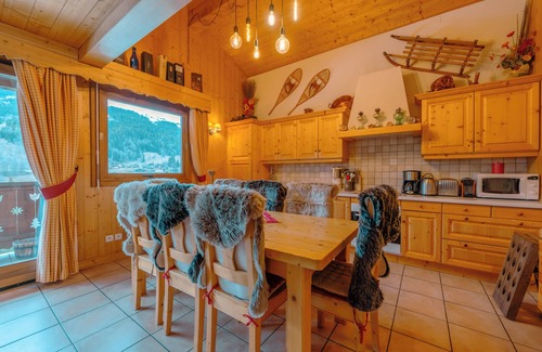 Les Gets Ski Chalet | Gorgeous CHALET, stunning views 80 meters from the ski slopes hot tub, parking."