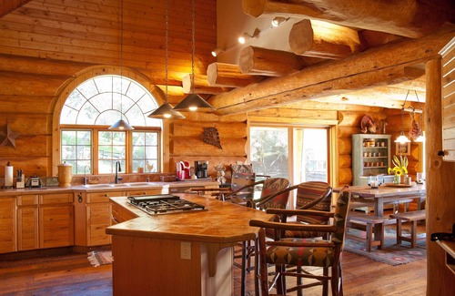 Lompoc House | Gorgeous Log Cabin Home on Working Ranch & Vineyard Estate