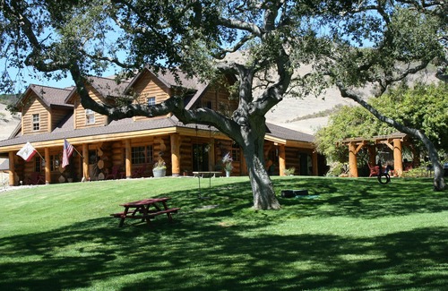 Lompoc House | Gorgeous Log Cabin Home on Working Ranch & Vineyard Estate