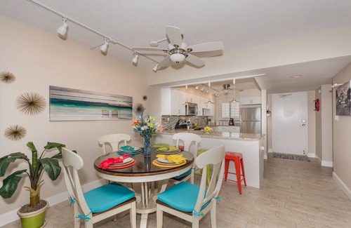 New Smyrna Beach Condo | Gorgeous Oceanfront Condo-Walk to Flagler-Updated Beachy Chic-Best NSB Location!