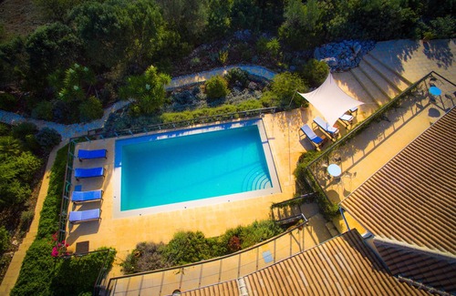 Elation Villa | Grand Designs featured villa, large private pool with panoramic sea views