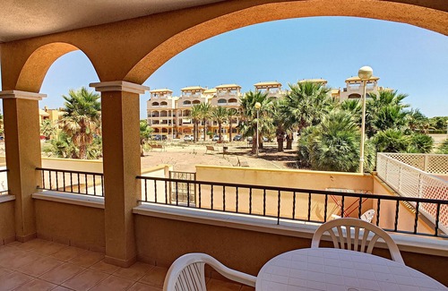 Mar de Cristal Apartment | Ground floor apartment with large patio, communal pool