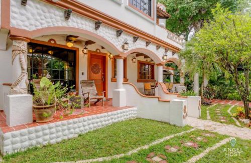 Playacar Fase I Villa | Hacienda-style Villa with Private Pool Steps to Beach