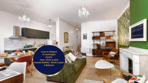 Cite Apartment | Heart of Oc Mistral Elegant & Spacious Center Train Station