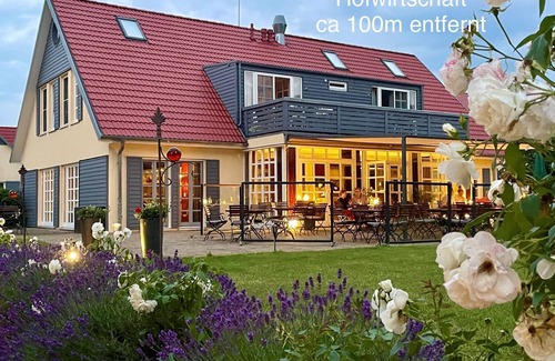 Muritz Apartment | Herberge Seensucht Fewo Fleesensee ground floor with lake view