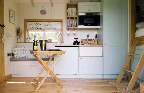 Redmile Cabin | Herbie's Shepherd's Hut - Wellness & Hot Tub