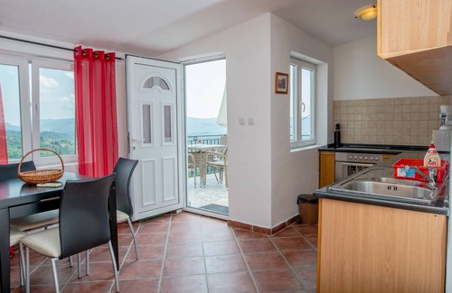 Mrcevac Apartment | Hillside apartment with stunning views of sea and mountains, sea 2 km, pool