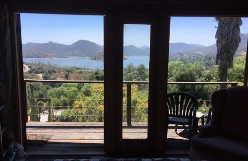 Del Dios Cabin | Hilltop cabin with panoramic lake & mountain views