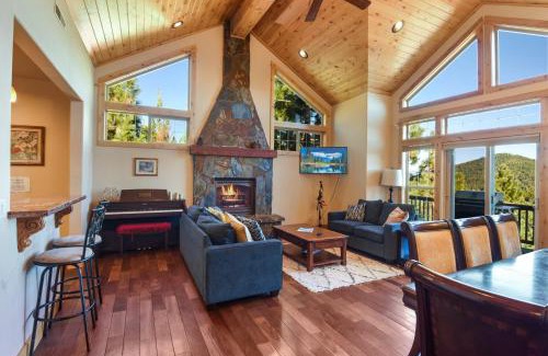 Truckee House | Hilltop Hideaway w Game Room & Forest Views