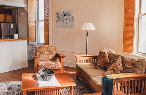 Oxford Apartment | Historic Bank | Wi-Fi | Close to Purdue