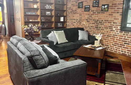 Mattoon Apartment | Historic, loft house with rustic charm meets modern day comfort