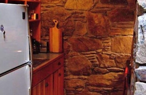 Little Switzerland Ski Chalet | Historic Stone "Chalet Switz" a mile from center of Little Switzerland