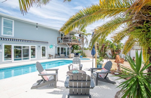 Butler Beach House | History By Day Heaven By Night Waterfront Pool Oasis, Kayaks/Bikes Make Memories
