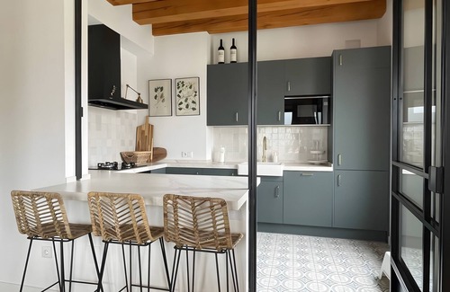 La Granja de San Ildefonso House | Holiday Home 'Río Tío Cocinas' with Mountain Views, Balcony and Wi-Fi