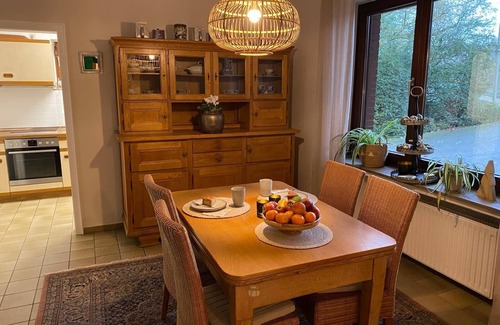Billerbeck Apartment | Holiday Apartment 'An Der Berkelquelle' with Private Terrace, Shared Garden and Wi-Fi