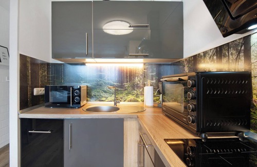 Sankt Englmar Apartment | Holiday Apartment 'Hella Wahnsinn' with Shared Pool, Balcony and Wi-Fi