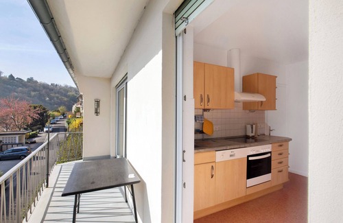 Sankt Goar Apartment | Holiday Apartment 'Rheinblick' with Balcony and Wi-Fi
