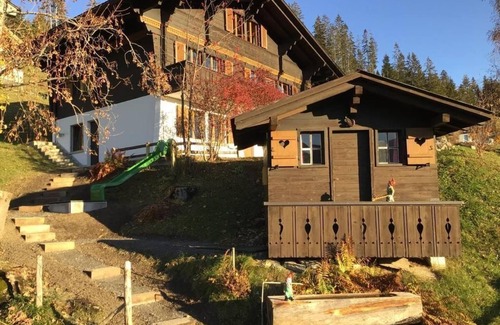 Lenk Ski Chalet | "Holiday home ""Datscha"" detached with garden"