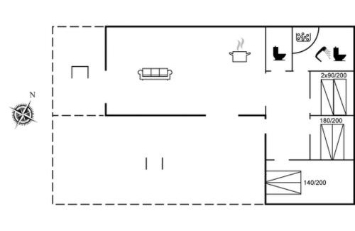 Hasmark Strand House | Holiday Home Falki - 320m from the sea by Interhome