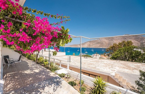 Tilos House | Holiday Home 'Panorama Tilos Apt A' with Sea View, Wi-Fi and Air Conditioning