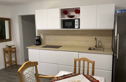 Balatonbereny House | Holiday home with washing machine and oven outside