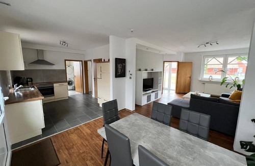 Neuborger House | Holiday home with private hot tub and air conditioning.