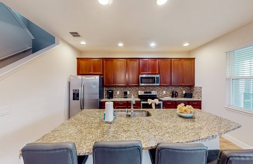 West Haven House | Home in a gated community with water view, private pool, lanai, AC, & W/D