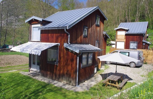 Niaux Ski Chalet | Homerez - Cozy chalet in Niaux with mountain view