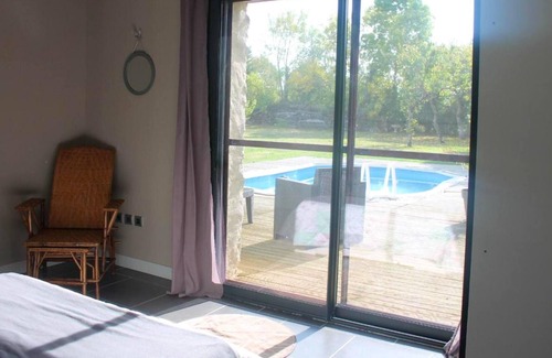 Marigny Villa | Homerez - Villa for 6 ppl. with swimming-pool, sauna and garden at Marigny