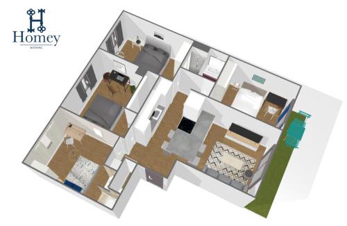 Annemasse House | HOMEY LA COLOC DU 40 - Colocation haut de gamme de 4 chambres uniques et privées - Proche transports en commun - Aux portes de Genève