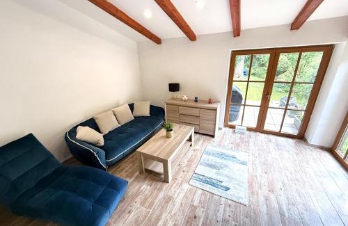 Cesky Jiretin House | Horský dům pod přehradou u sjezdovky a potůčka v horách