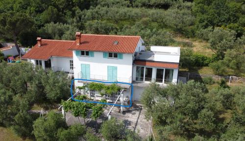 Hrvatini Apartment | House among olive trees with a sea view 3