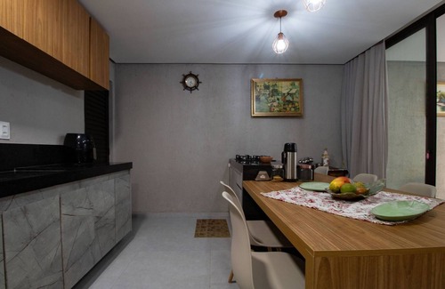 Porto de Pedras Ski Chalet | House With Gourmet Area 250m from the Beach