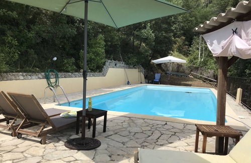 Callas House | Huge 12x5m saltpool. Unique 8000m2 naturist property, 5min to Callas square .