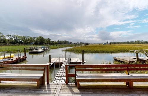 Savannah Beach House | Idyllic Living & Tranquil Views w/Private Pier and Dock