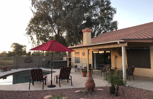 Glendale House | Immaculate home w/25' inground pool, hot tub, golf course, stadium, and hiking