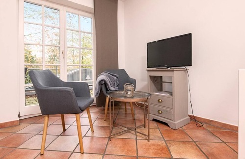 Gulde Apartment | In this beautiful junior suite, certified with 3 stars by the DTV, for two people is a bedroom with double bed (140x200 cm), a kitchen and a balcony overlooking the countryside.