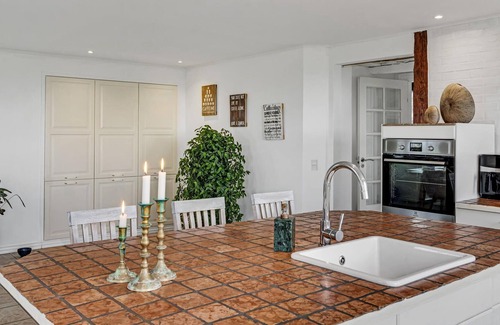 Stege House | In this vacation home you can look forward to a wonderful view of the sea and the countryside.