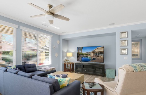 La Quinta House | Inviting Home w/ a Private Pool, Pool Spa, Gas Grill, & Firepit - 3BR - #4040