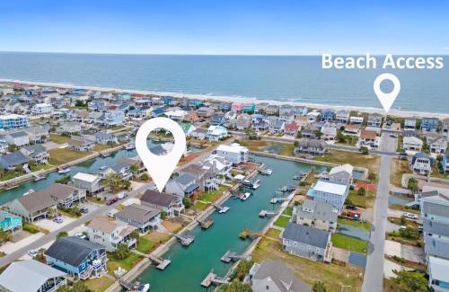 Ocean Isle Beach House | Isle Of A Time Brunswick Vacation Rentals Canal front with Boat slip