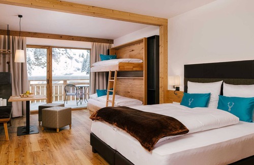 Nauders Cabin | Jochelius - 1900m - Bergresort und Restaurant - Doppelzimmer Deluxe