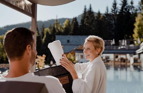 Haus House | "Kamin Suite" with shower, WC (from 7 n.) - Natur- und Wellnesshotel Höflehner