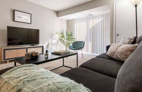 Northeast South Bend Apartment | Kasa | Welcoming 2BD, Near the Chocolate Factory | South Bend