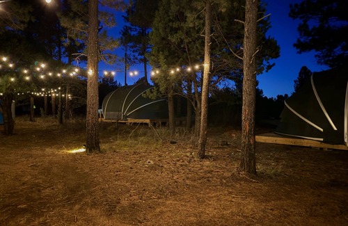 McIntosh Cabin | King Glamping Tent with AC & Mountain Views