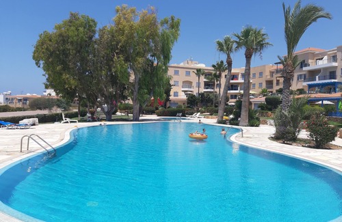 Paphos Apartment | Kings Palace 2- bedroom apartment with sea view