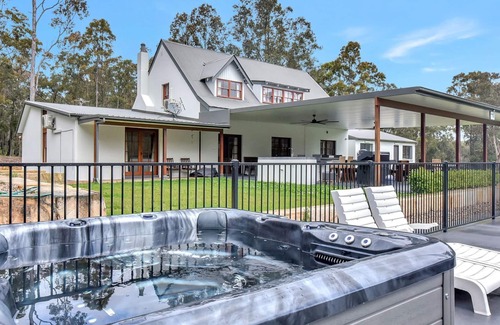 Kitchener House | Kitchener Country Estate with Pool Hot Tub on private acres that sleeps up to 18
