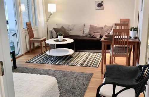 Lahti Apartment | Kotimaailma KotikaksioMallask saunalla