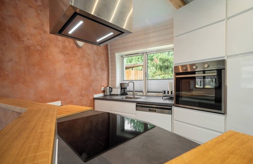 Muritz House | Kugelhaus EOS - Sauna, 1.5 bathrooms, south-facing terrace & garden on Lake Tollensesee