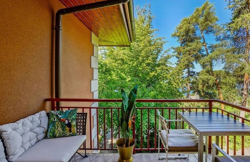 Montreux Apartment | L'Eden studio with a balcony - Lake View