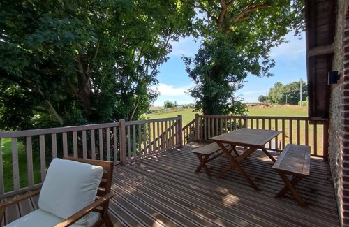 Bordeaux-Saint-Clair Cottage | La Grange-Gîte-Cottage-Countryside view-Ensuite